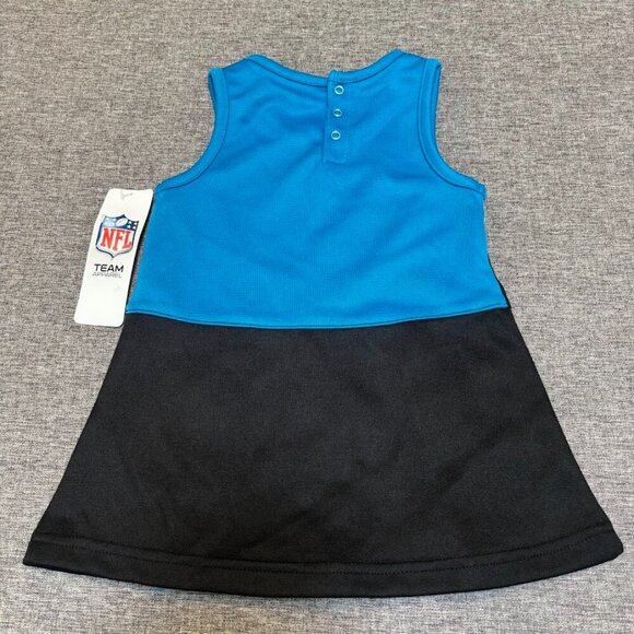 NFL Panthers Kids Dress - Blue and Black - Picture 4 of 5